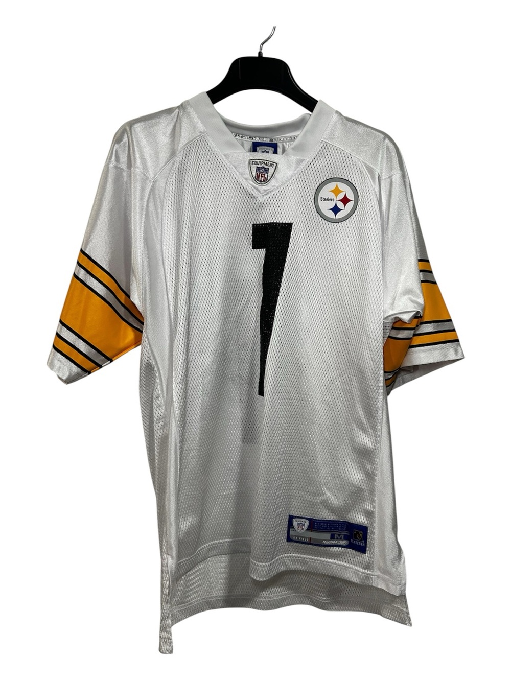 Reebok NFL White Pittsburgh Steelers #1 Football Jersey Size M “SELLS” costumed